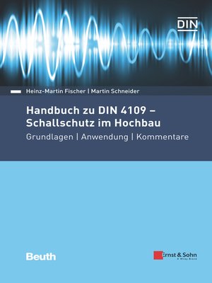 cover image of Handbuch zu DIN 4109--Schallschutz im Hochbau